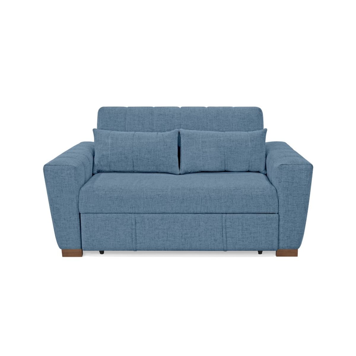 VENECIA - Sofa Cama 2 Puestos Hannover 160x89x85 Tela Indigo