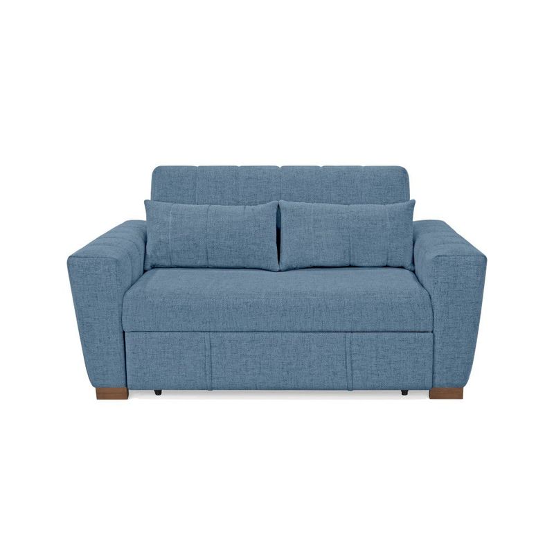 VENECIA - Sofá Cama Hannover 2P Tela Indigo