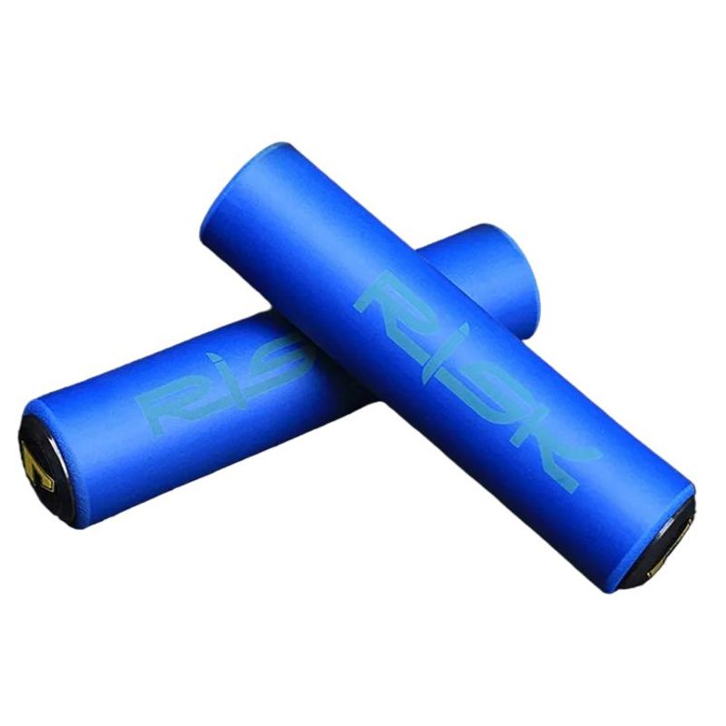 GENERICO - Grips Mangos Puños Silicona Manillar Risk Bicicleta Mtb