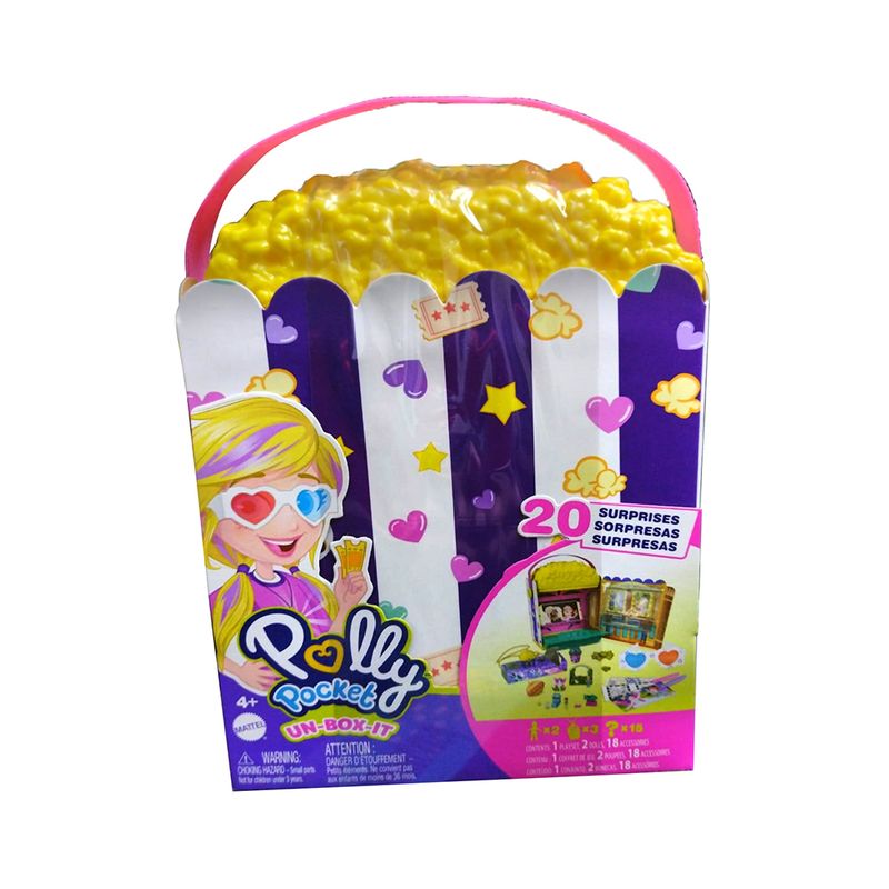 POLLY POCKET - Polly Pocket Set Caja de Palomitas Sorpresa
