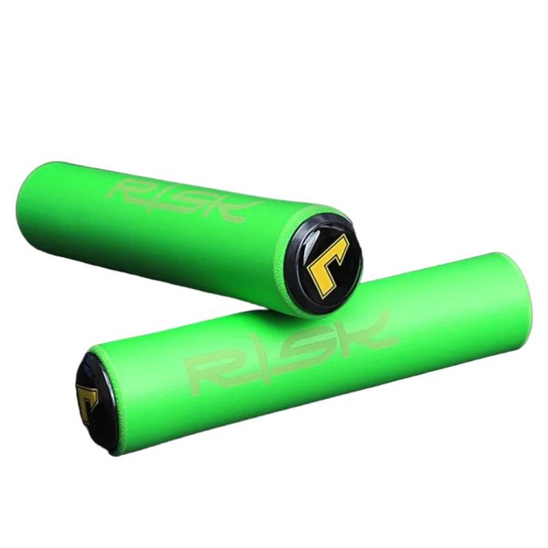 GENERICO - Grips Mangos Puños Silicona Manillar Risk Bicicleta Mtb
