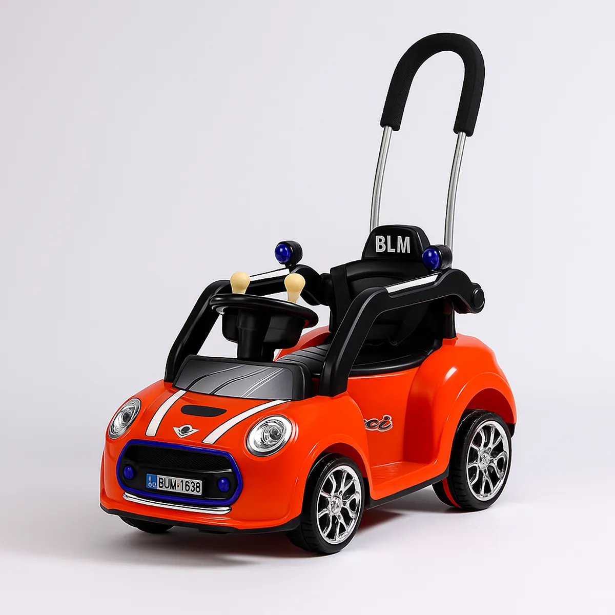 KIDSHOP - Carro Eléctrico Montable 2 en 1 Control Rojo BLQ1688