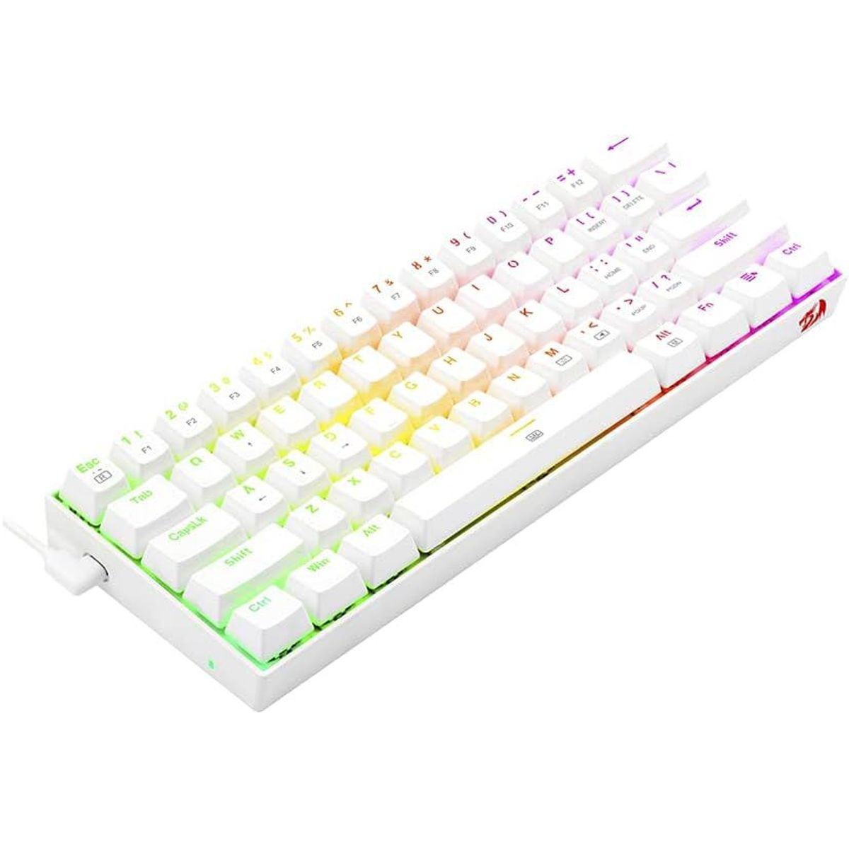 REDRAGON - Teclado Redragon  K630W-rgb red Dragonborn Switch Rojo Español