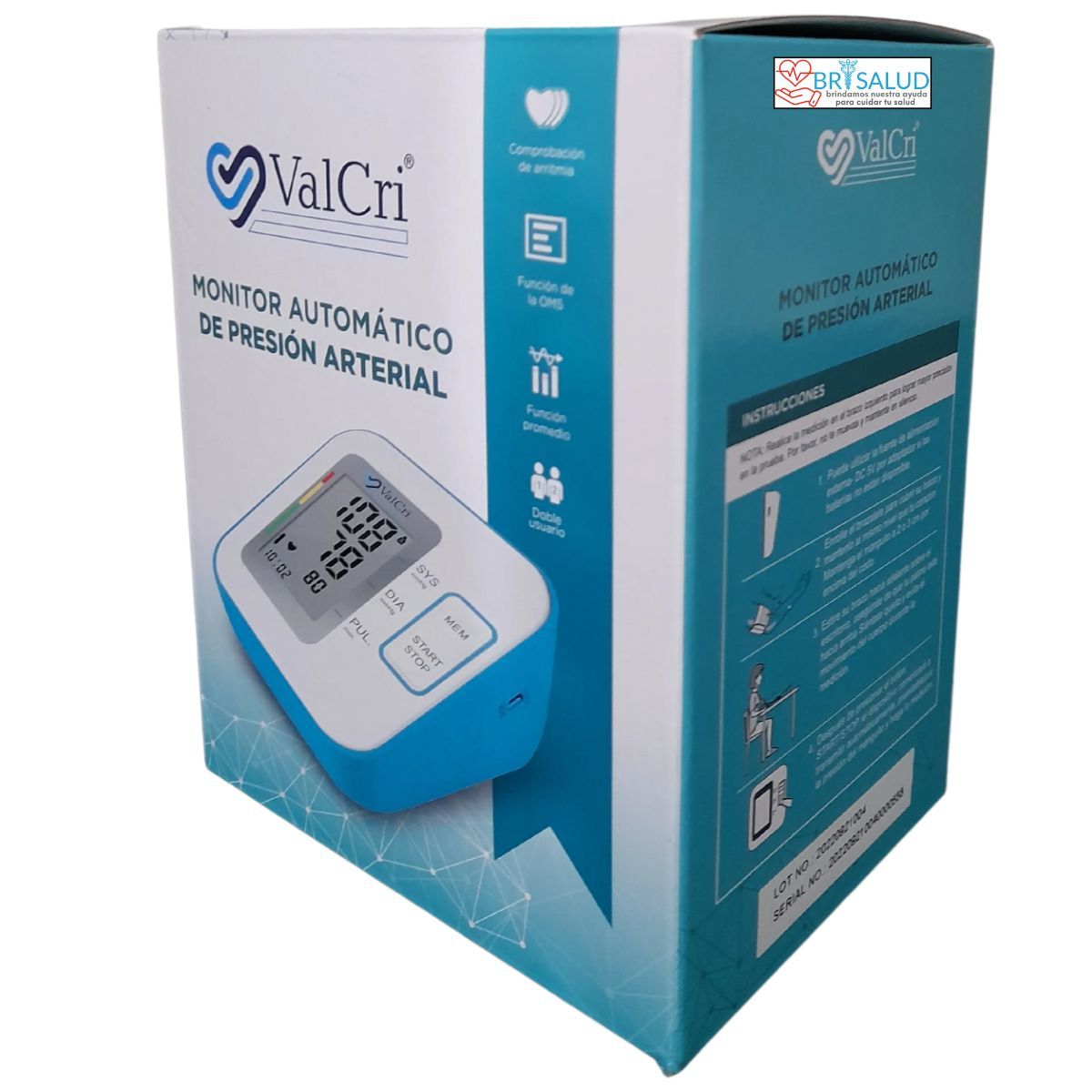 VALCRI - Tensiómetro Digital De Brazo Automático