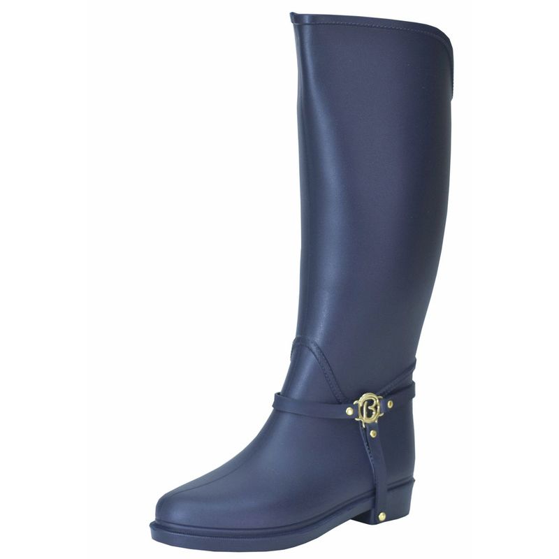 BOTTPLIE - Botas Lluvia Impermeable Mujer Golden Insignia - Azul Navy