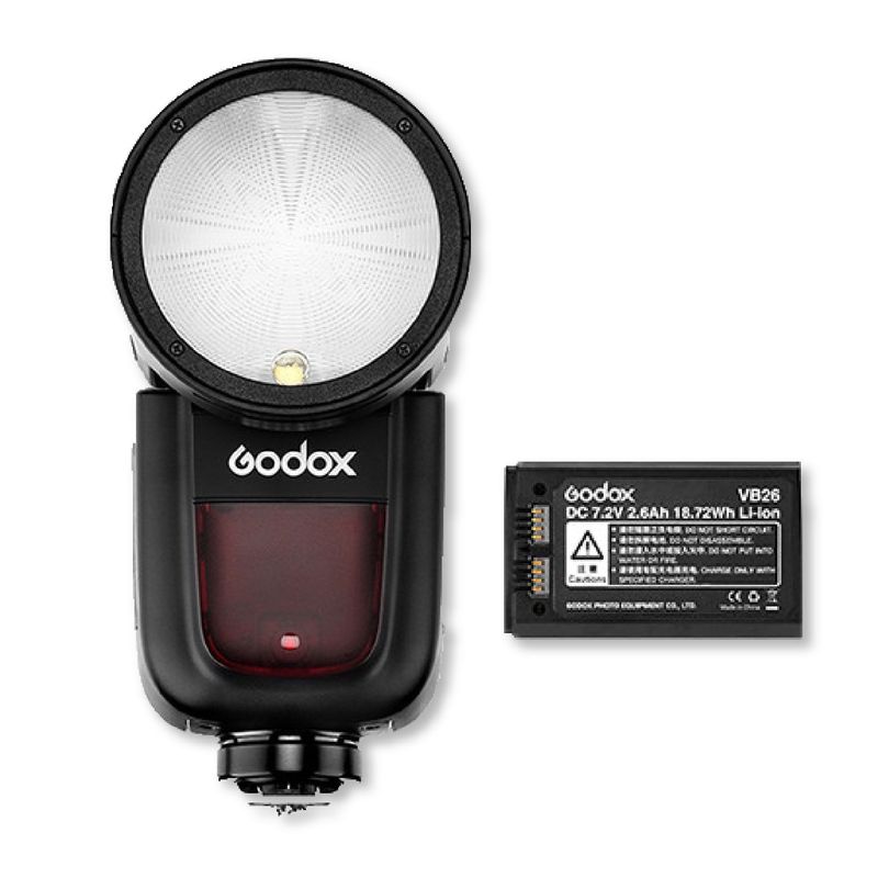 GODOX - Flash Godox V1 Nikon con batería de Litio