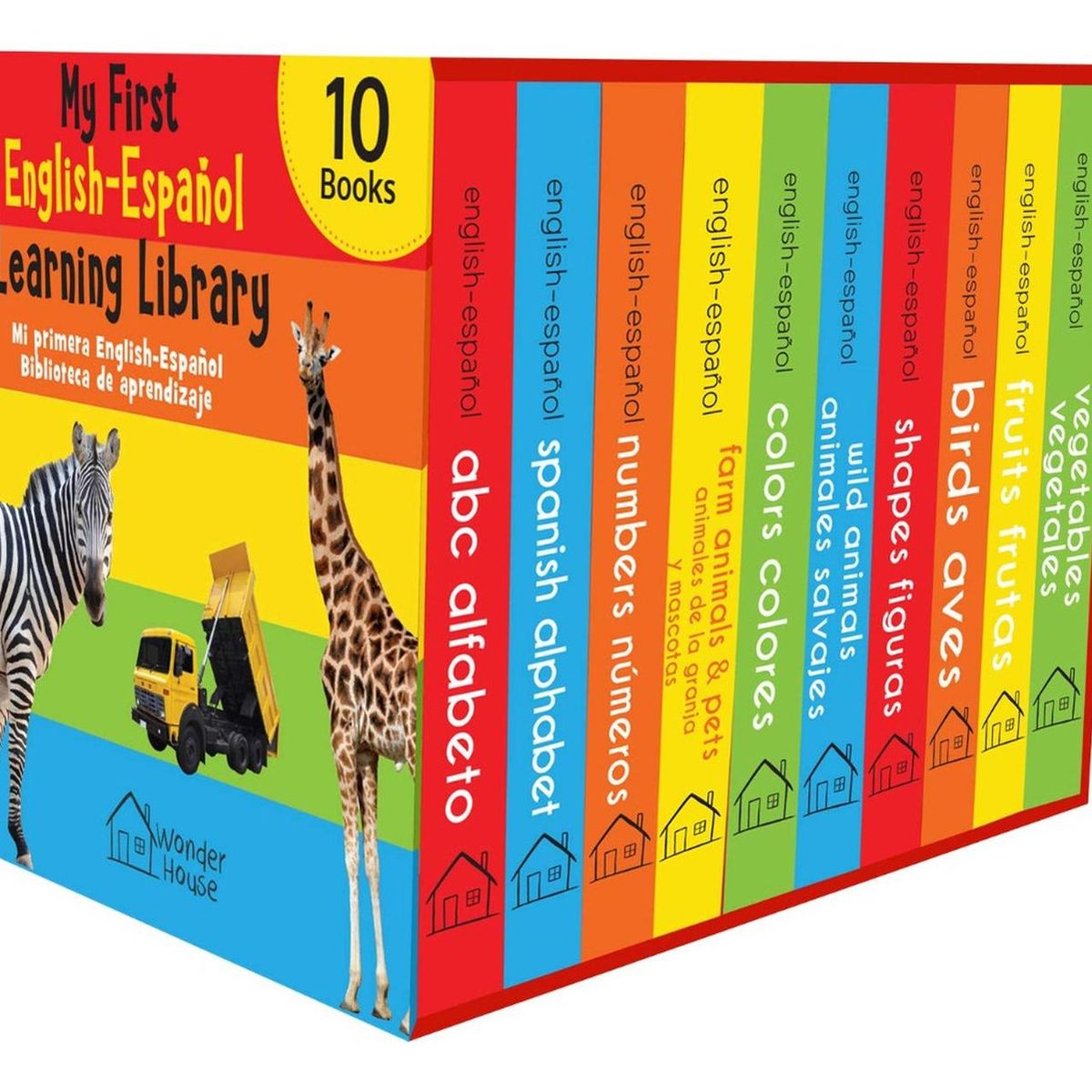 WONDER HOUSE - My First English - Español. Learning Library. 10 Books