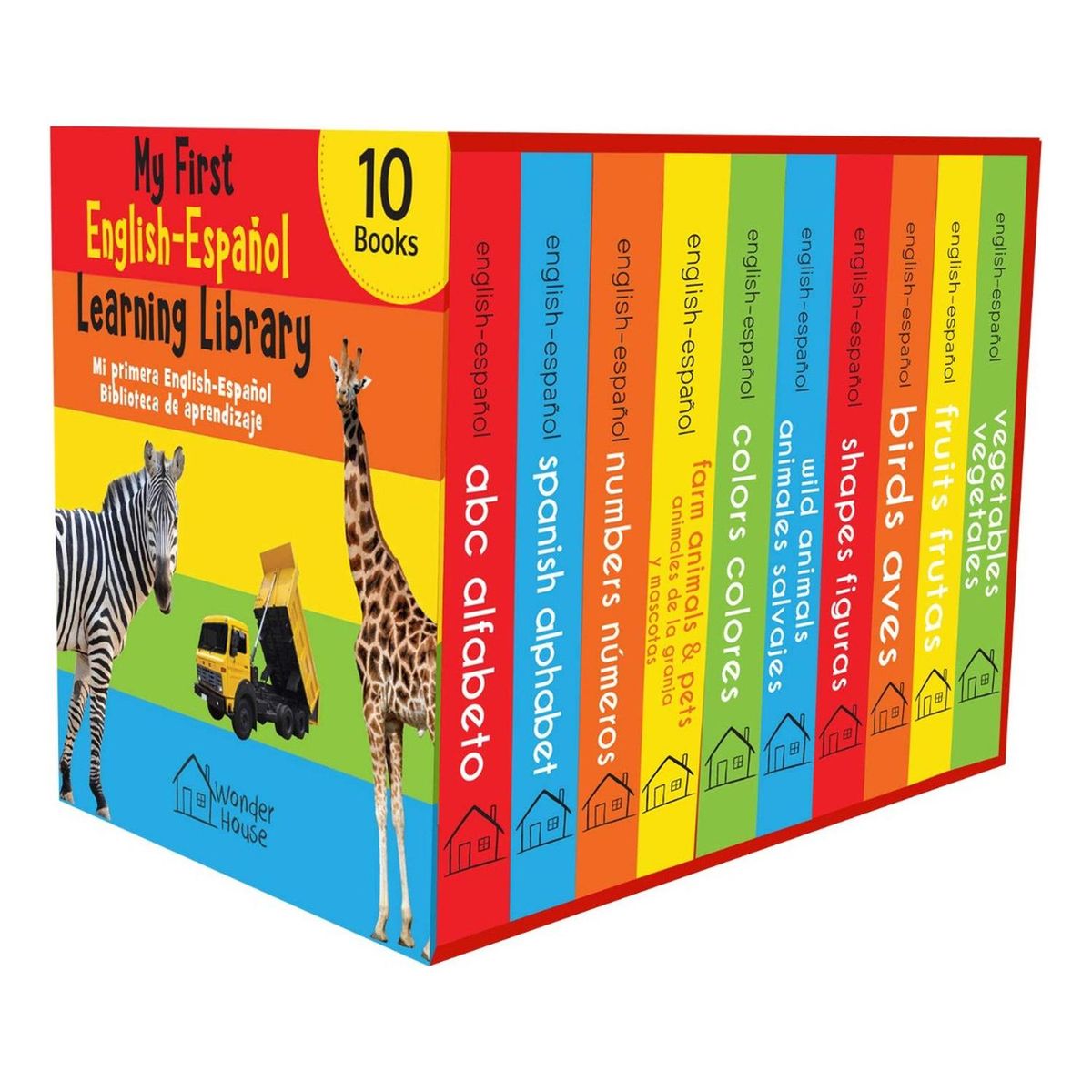 WONDER HOUSE - My First English - Español. Learning Library. 10 Books