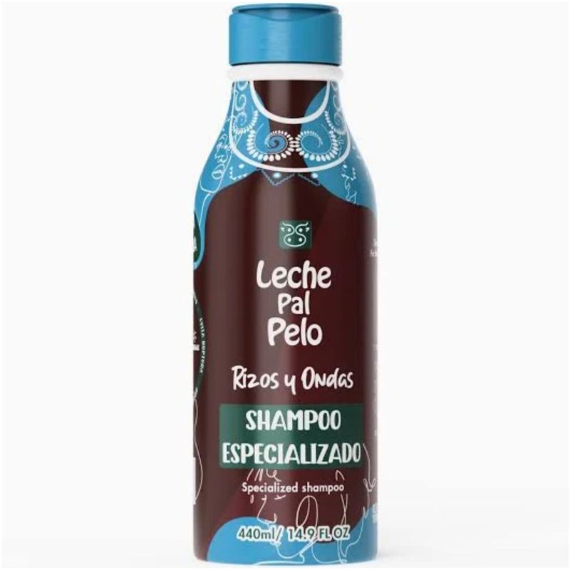 LECHE PAL PELO - Leche Pal Pelo Shampoo Rizos y Ondas 440ml