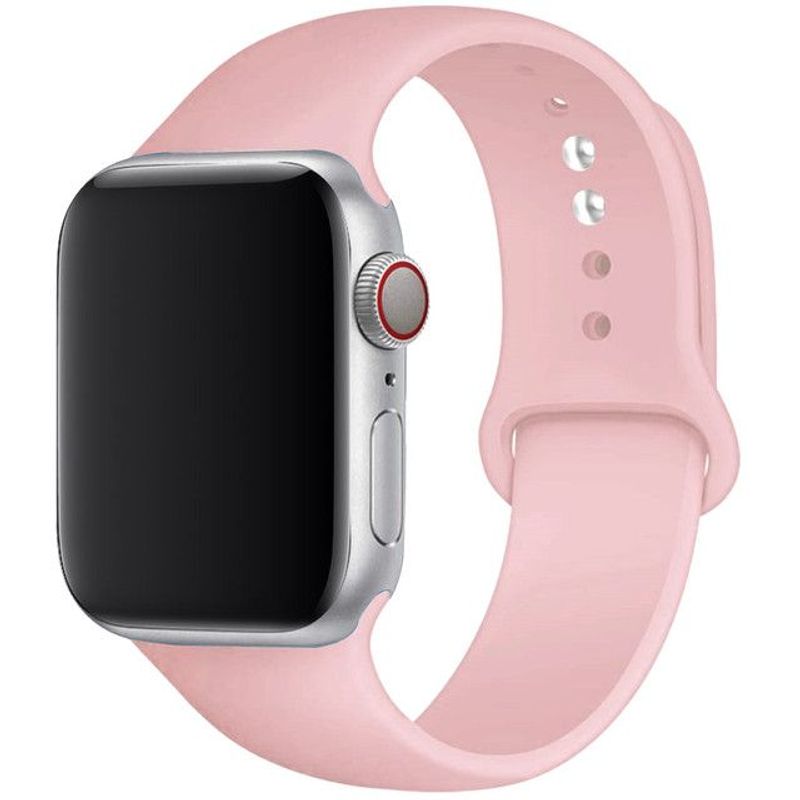 GENERICO - Correa de silicona para AppIe Watch Series 42-44-45mm talla SM Palo de rosa