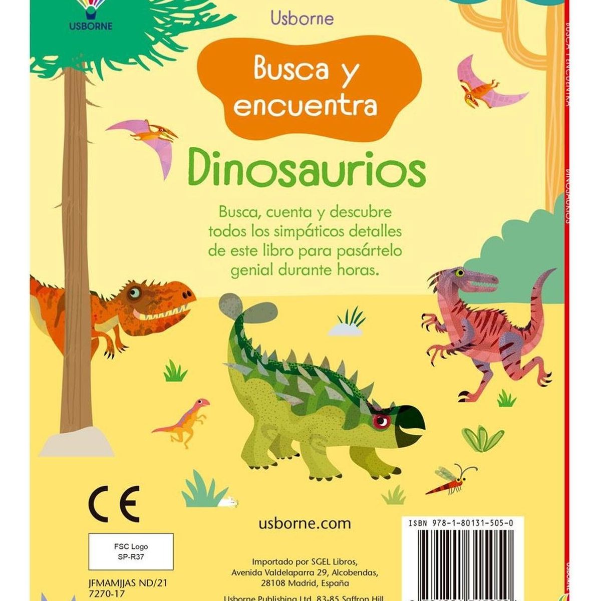 USBORNE - Dinosaurios. Busca Y Encuentra