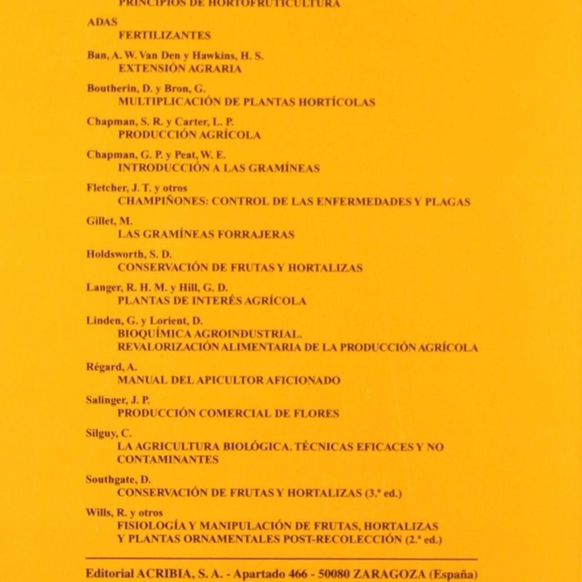 GENERICO - Cítricos. Editorial Acribia S.A.