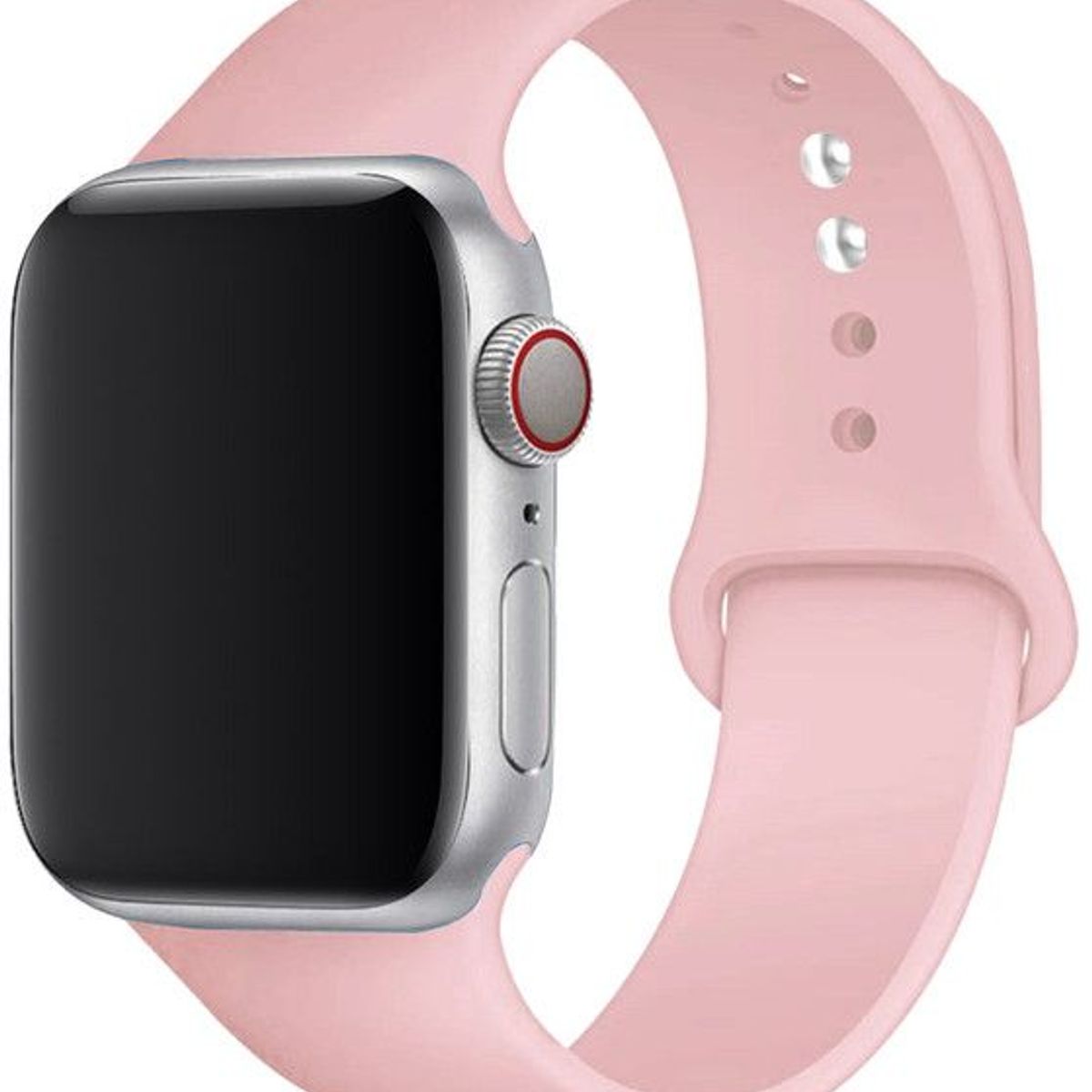 GENERICO - Correa de silicona para AppIe Watch Series 38-40-41mm talla SM Palo de rosa