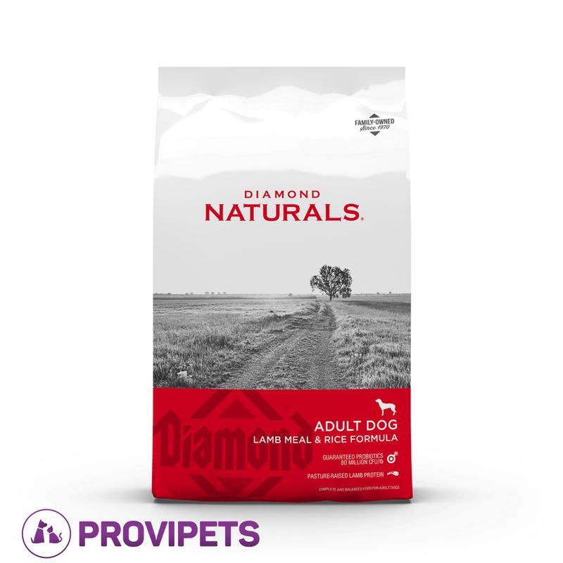 DIAMOND NATURALS - Diamond Perros Adultos Lamb  Rice Cordero Arroz 40lb