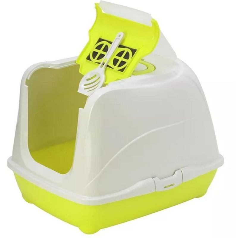 MODERNA - Arenero Sanitario Gatos Moderna Flip Top Jumbo C240 Verde