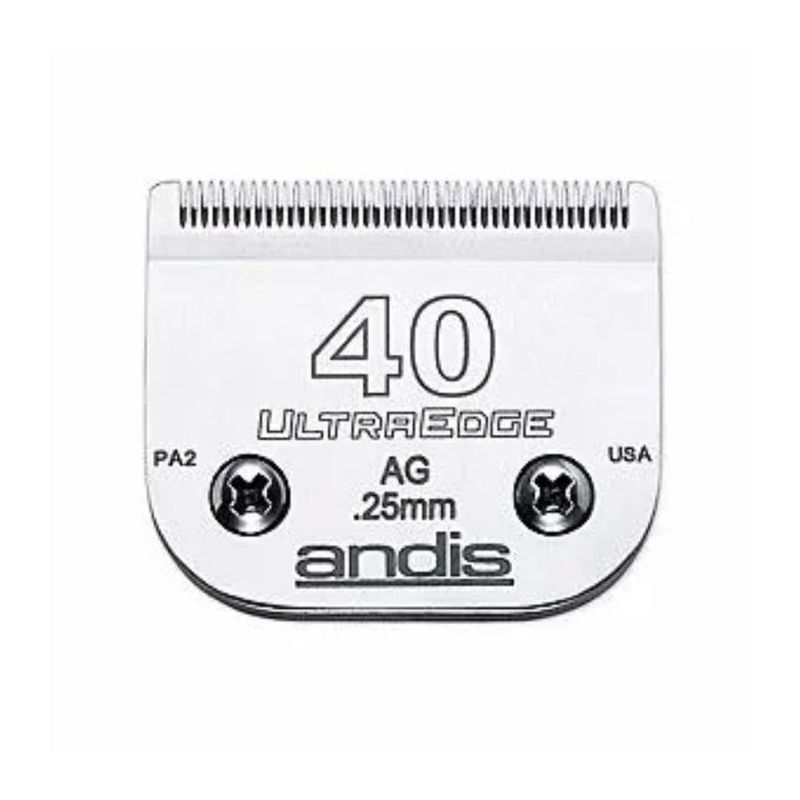 ANDIS - Cuchilla Andis #40 Ultraegde Acero 0.25mm