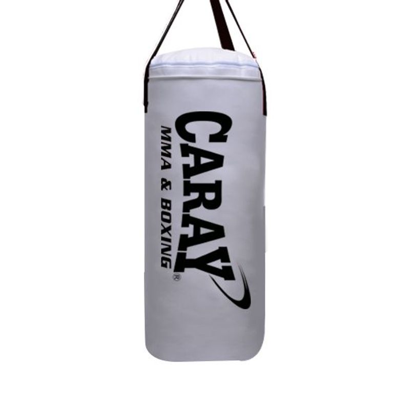 CARAY - Saco De Boxeo Unisex Caray Blanco De 70CMX25CM De Diámetro