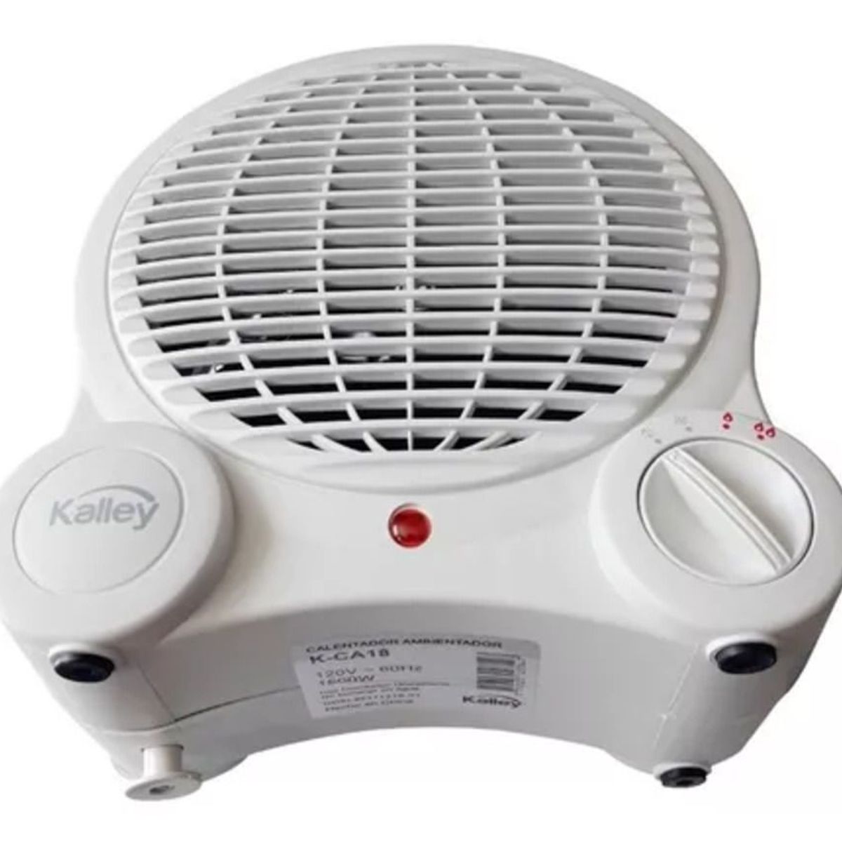 KALLEY - Calefactor calentador ambiente kalley calefac1500w
