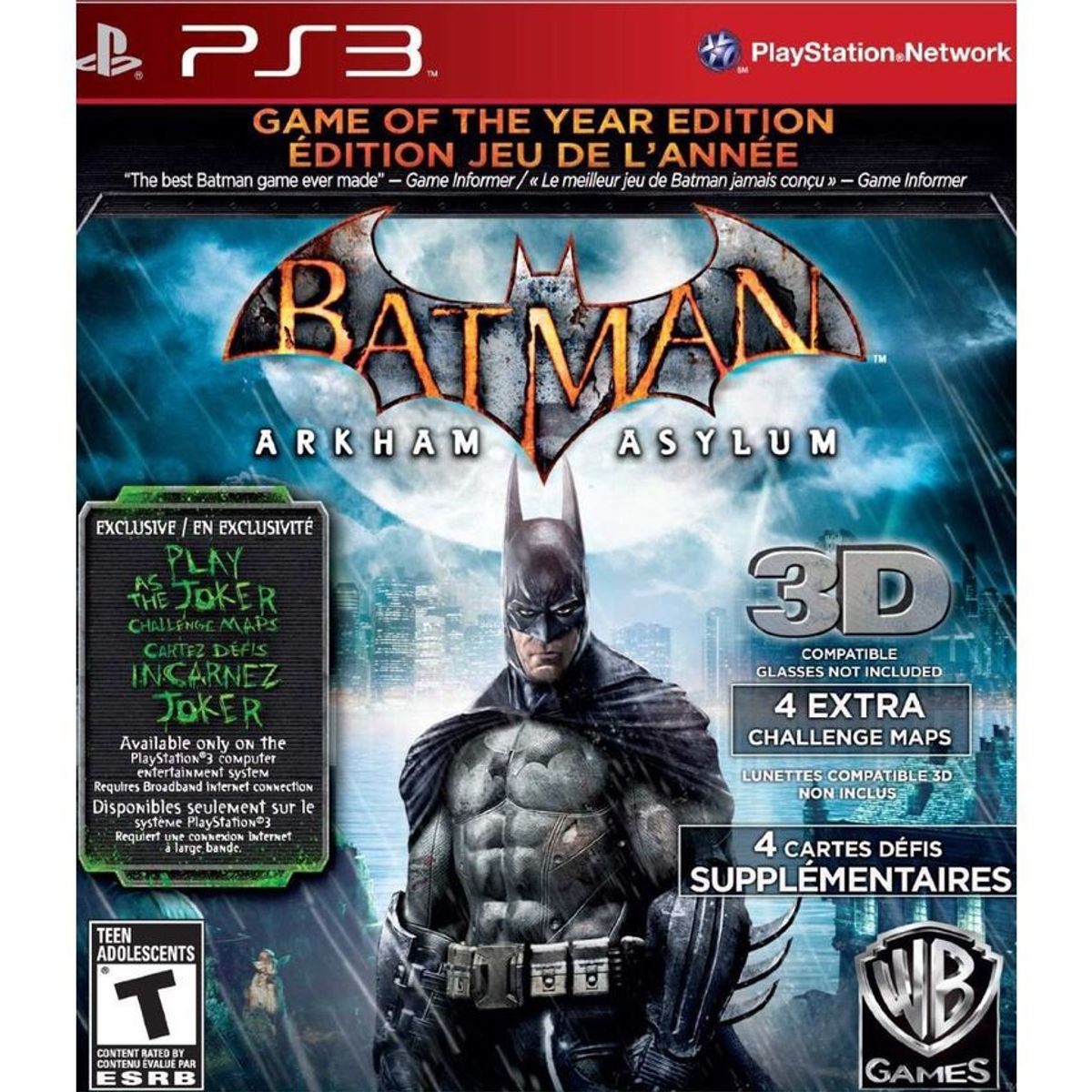 WARNER BROS - Batman: arkham asylum (game of the year edition) - playstation 3