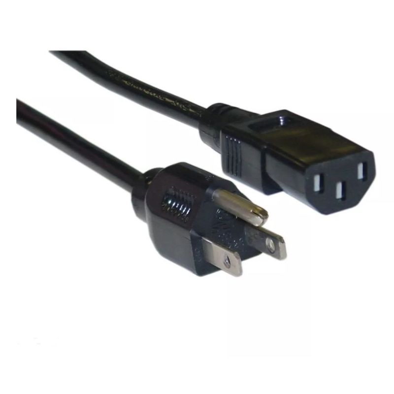 GENERICO - Cable De Poder Para Pc Monitores