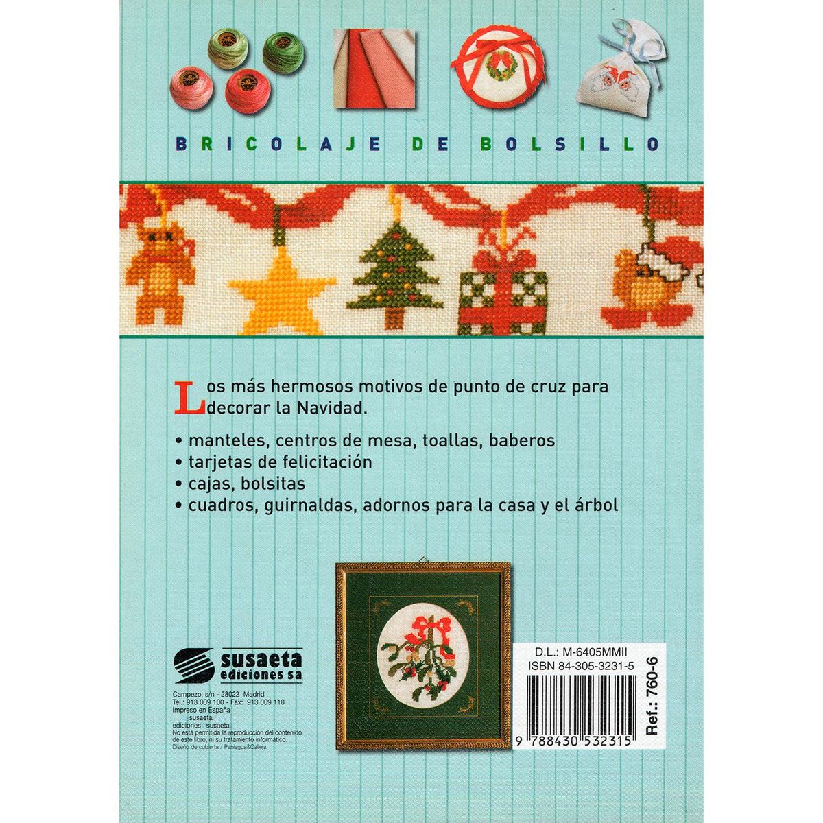 SUSAETA - Punto De Cruz Para Navidad