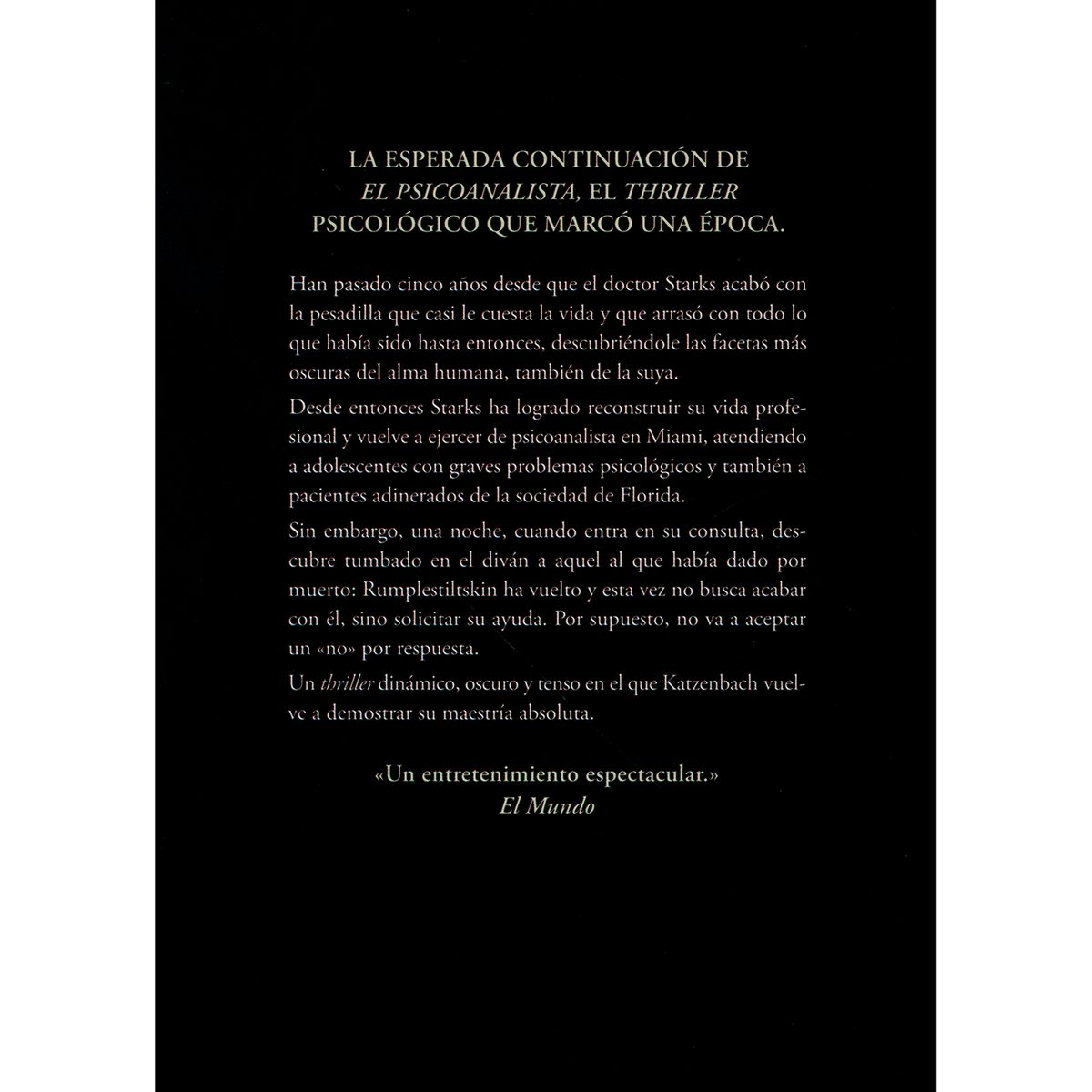 B DE BOLSILLO - Jaque Al Psicoanalista. John Katzenbach