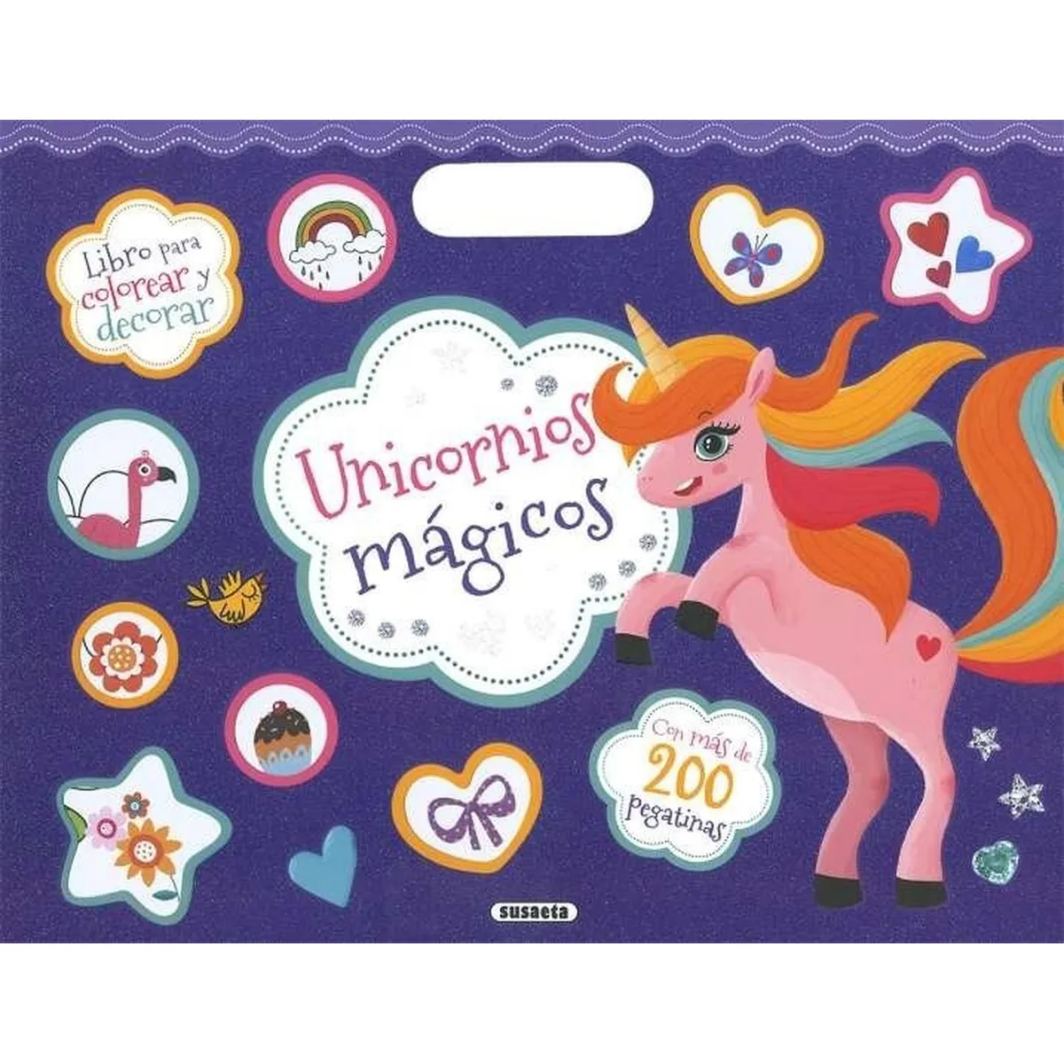 SUSAETA - Unicornios Mágicos. Morado