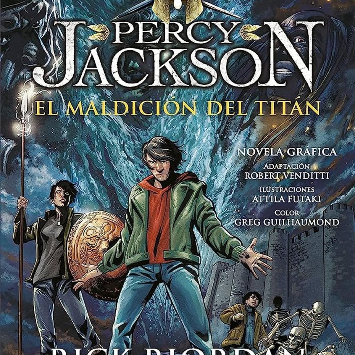 SALAMANDRA - La Maldición Del Titán. Ilustrado. Rick Riordan