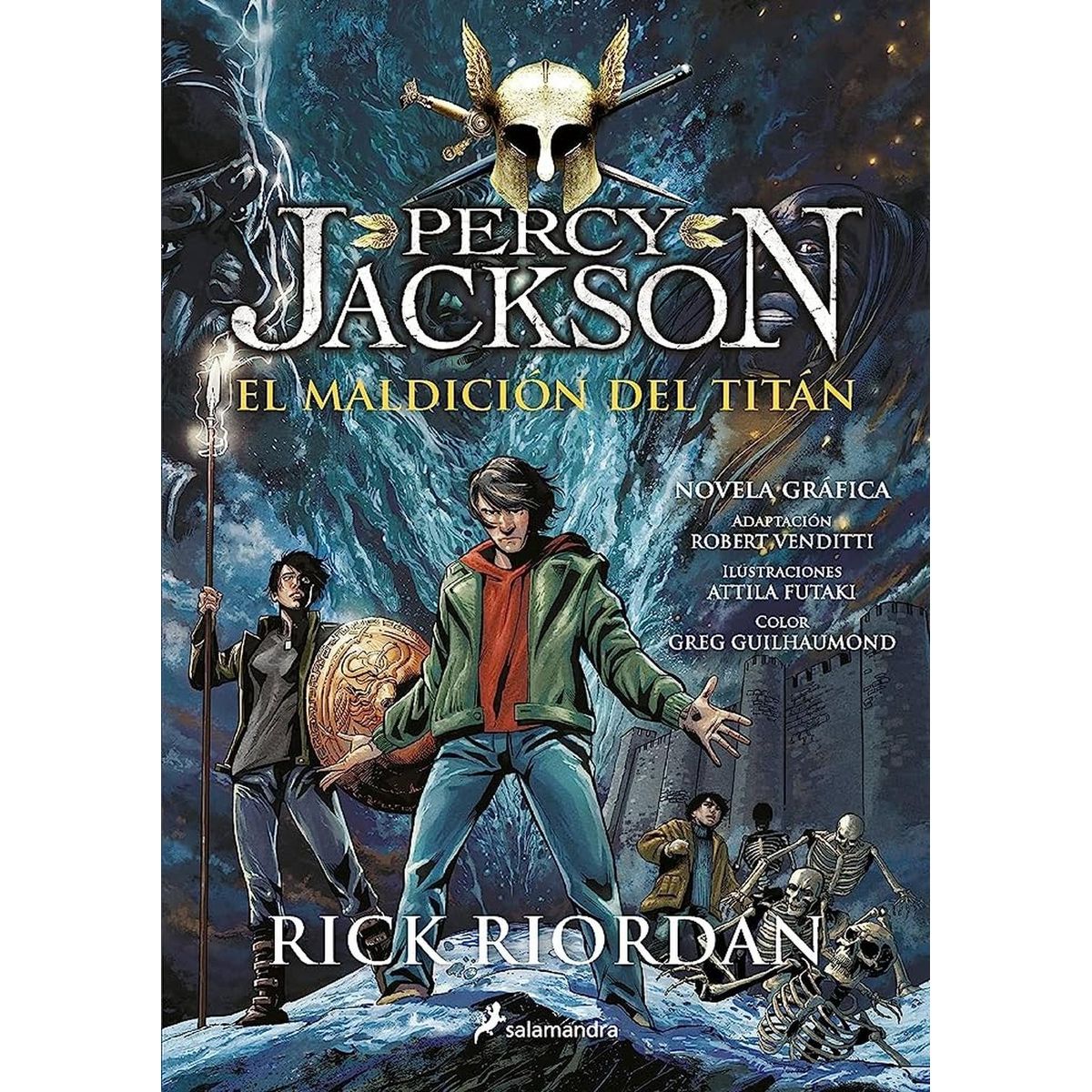 SALAMANDRA - La Maldición Del Titán. Ilustrado. Rick Riordan