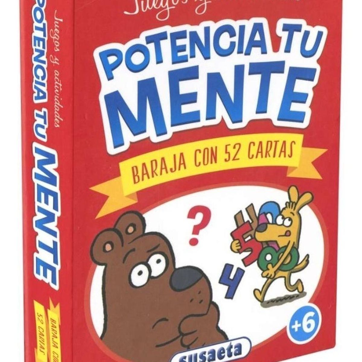 SUSAETA - Potencia Tu Mente, Juegos Y Actividades. Baraja 52 Cartas