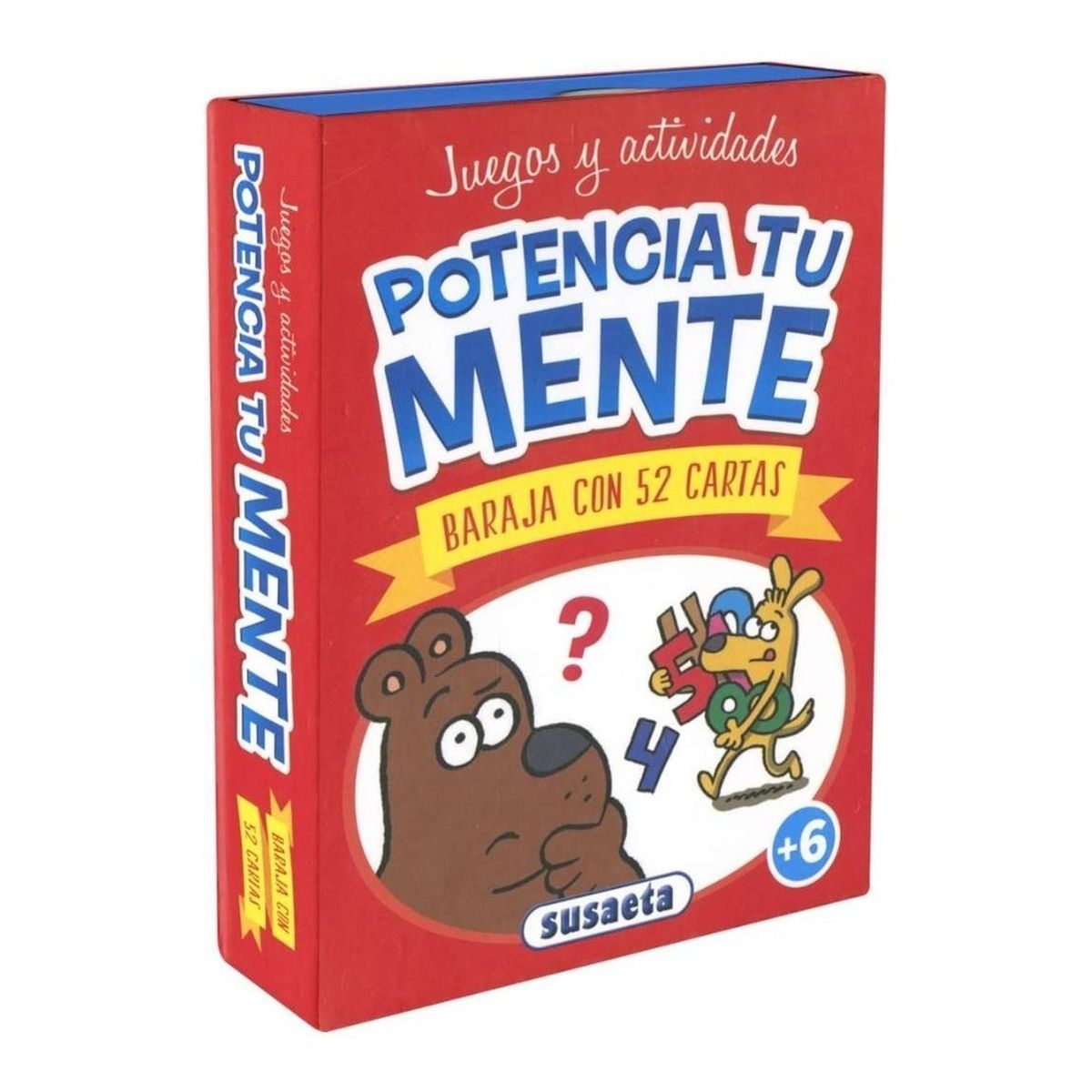 SUSAETA - Potencia Tu Mente, Juegos Y Actividades. Baraja 52 Cartas