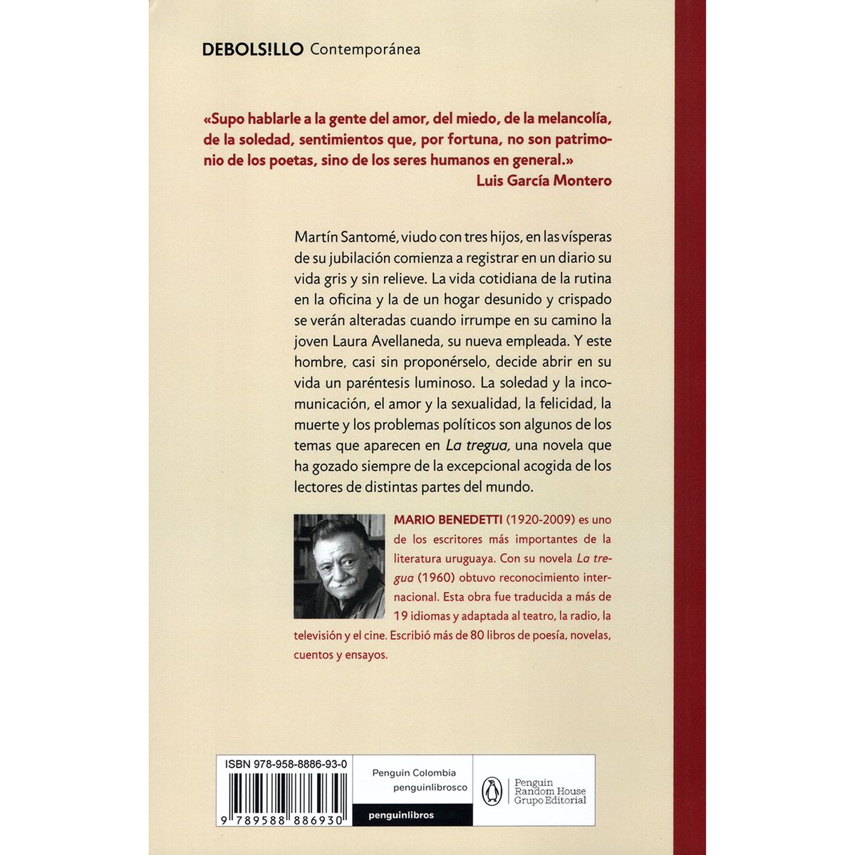DEBOLSILLO - La Tregua. Mario Benedetti