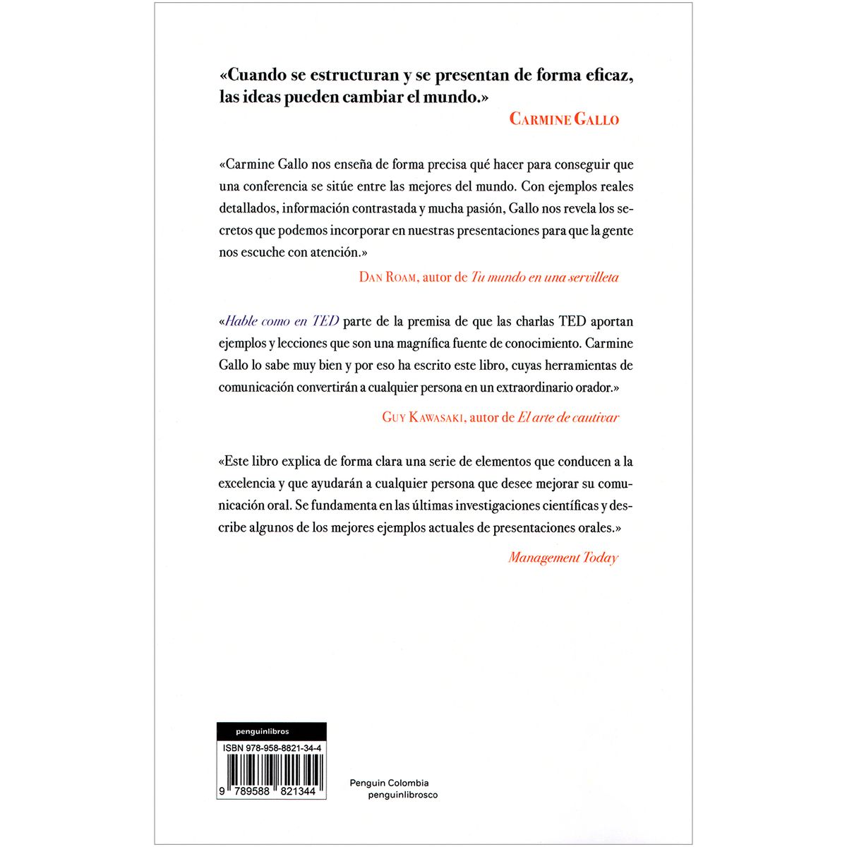 CONECTA - Hable Como En Ted. Carmine Gallo