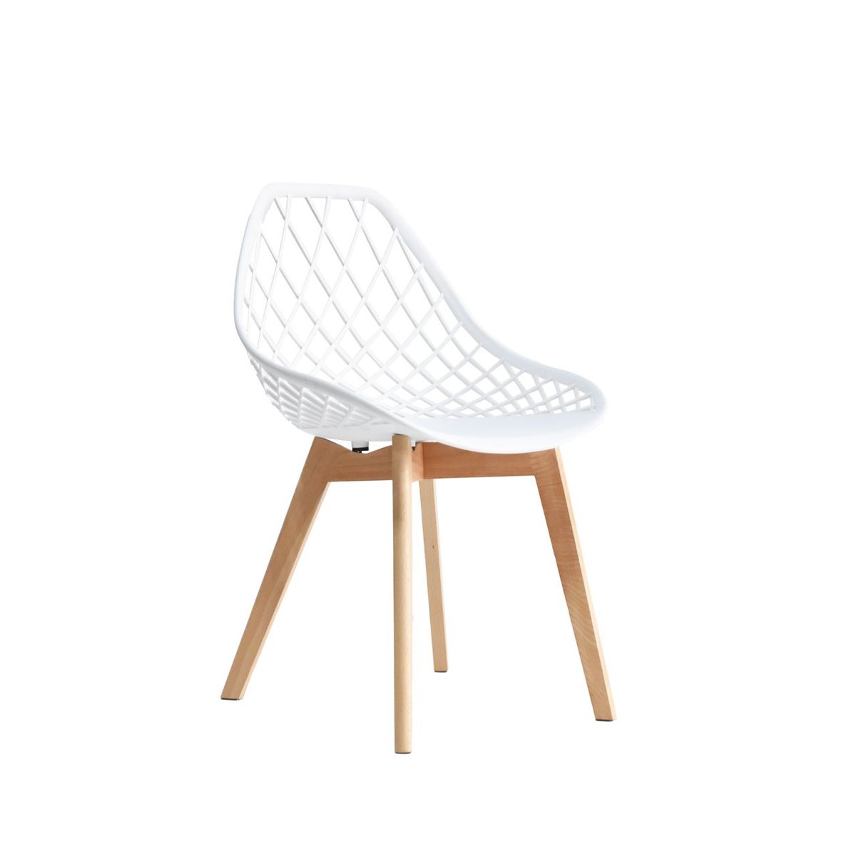 BONNO - Silla De Diseño Turia Blanco Bonno