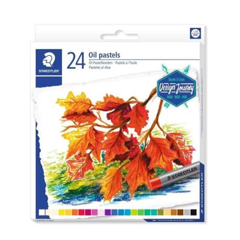 STAEDTLER - Estuche Tiza Pastel Al Óleo X 24 Colores Staedtler.