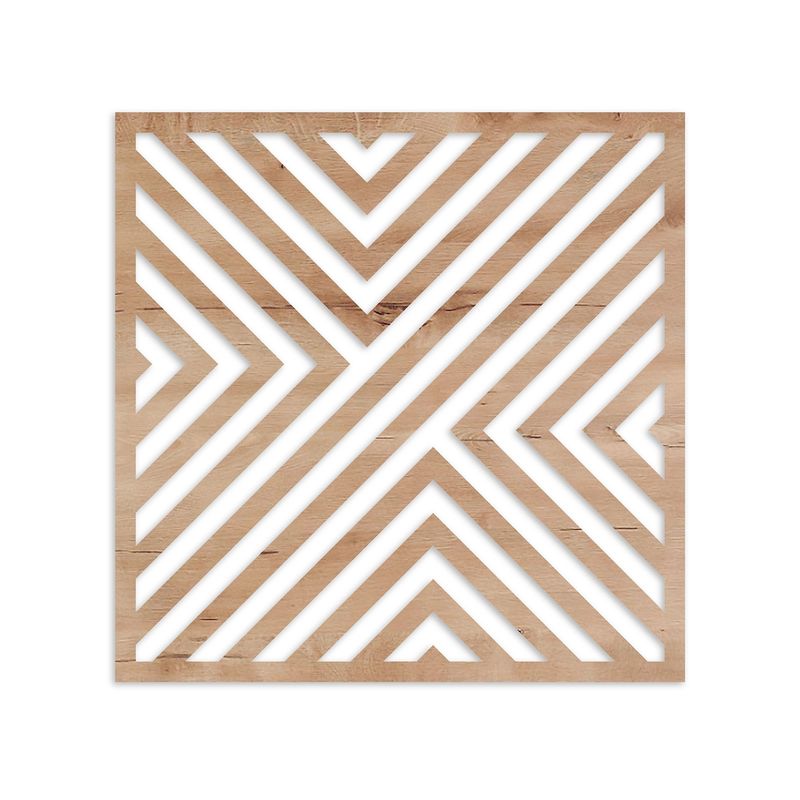 DE CASA - Calado Cuadrado 3 - MDF - Madera.