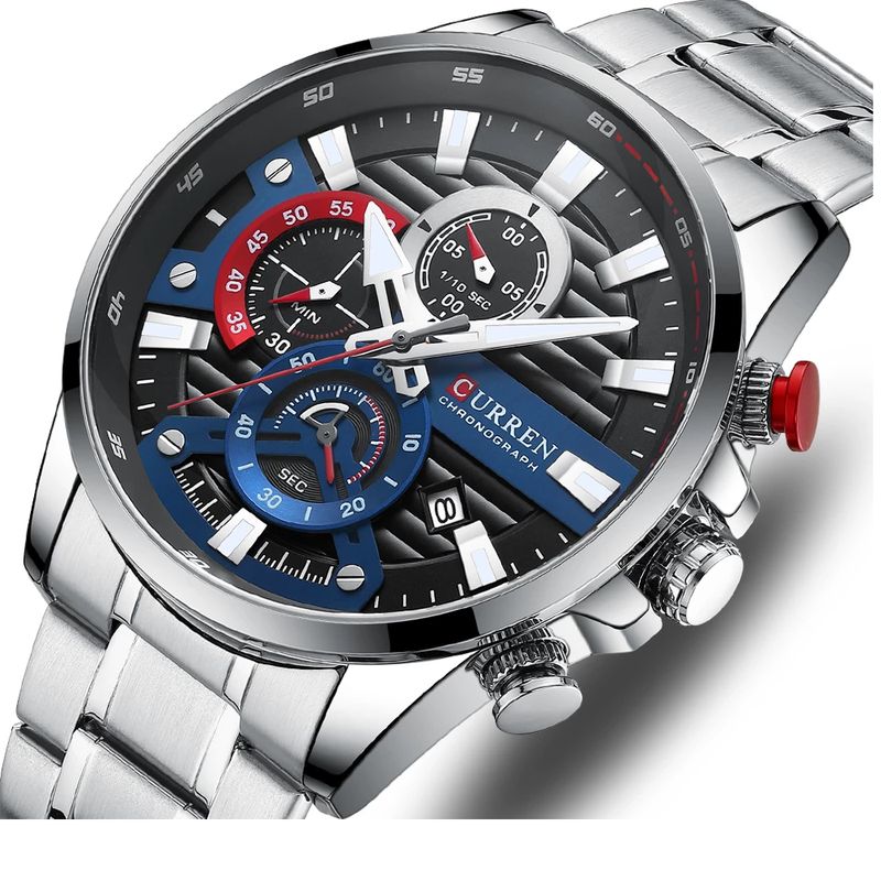 CURREN - Reloj Marca Curren 8415  para Hombre. Con Caja  de Lujo