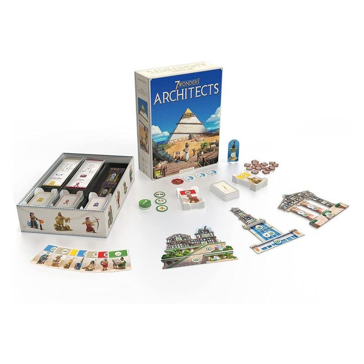 ASMODEE - 7 Wonders Architects - Juego De Mesa Español!!