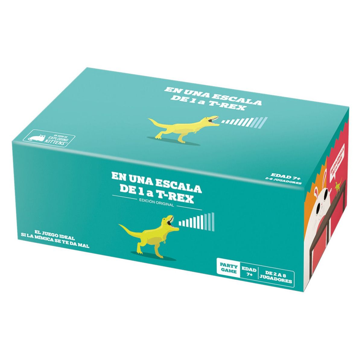 ASMODEE - Exploding Kittens En Una Escala De 1 A T-Rex-Juego De Cartas