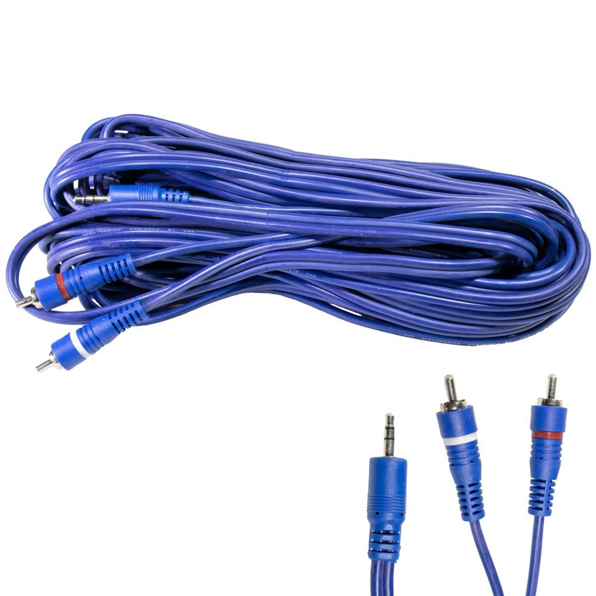 AVC - Cable de Audio AVC CA188ST-15M 2x1 RCA Plug-Plug Stere.