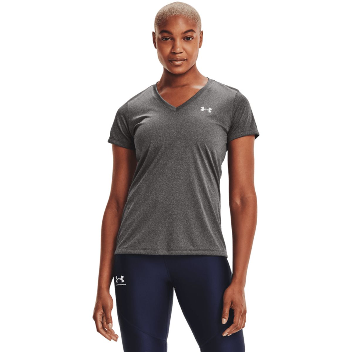 UNDER ARMOUR - Camiseta Mujer Under Armour DFO W VELOCITY SOLID Gris UNDER ARMOUR