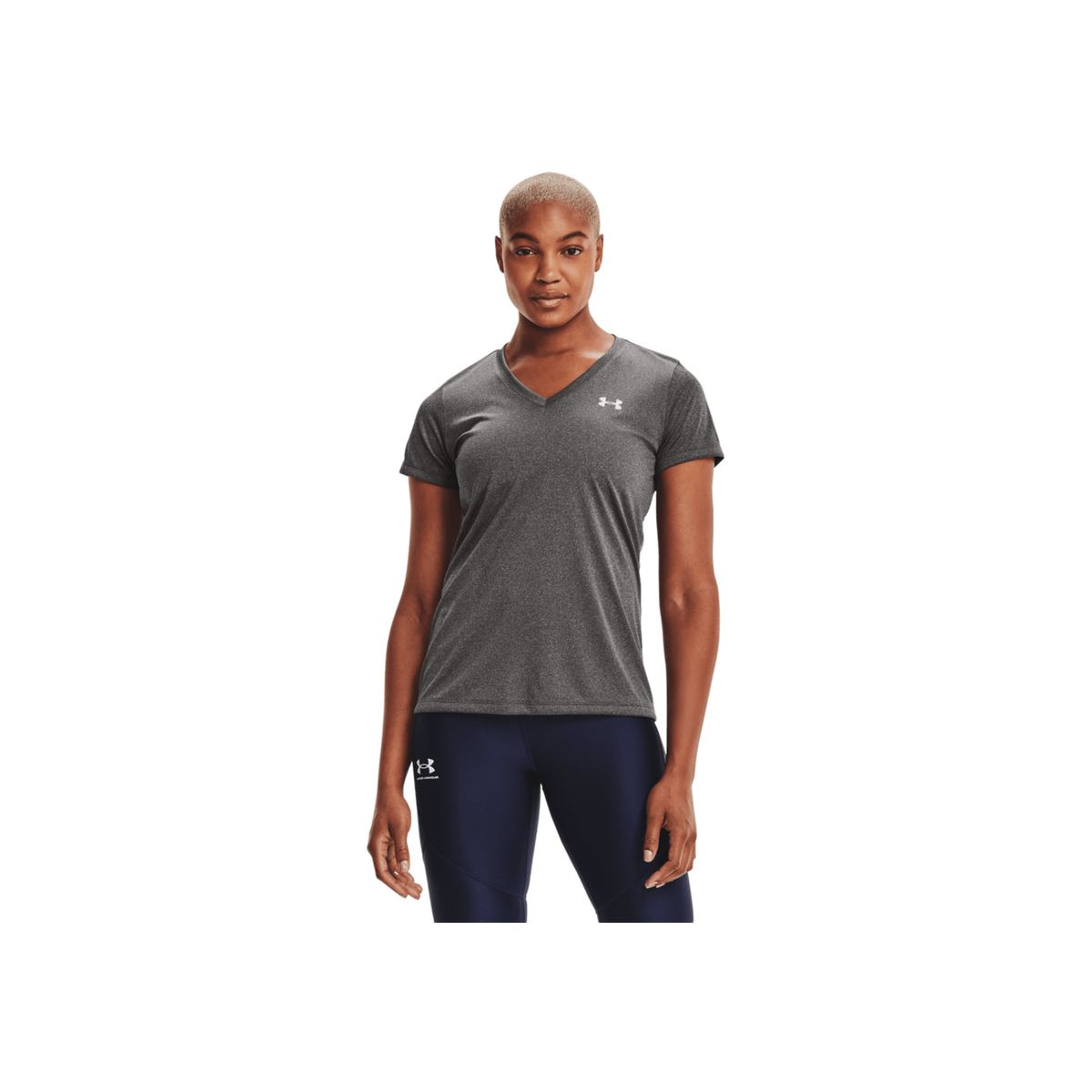 UNDER ARMOUR - Camiseta Mujer Under Armour DFO W VELOCITY SOLID Gris UNDER ARMOUR
