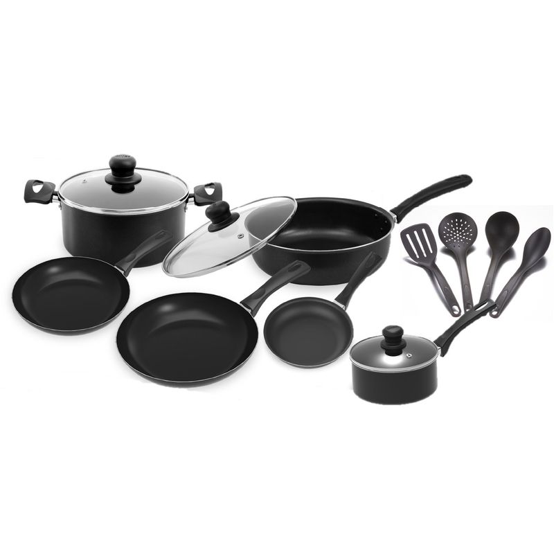 IMUSA - Batería de cocina IMUSA Smart Chef de 13 Piezas con Antiadherente.