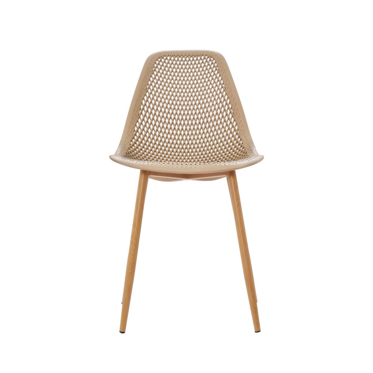 BONNO - Silla De Diseño Lotti II Arena Estr Metal Bonno