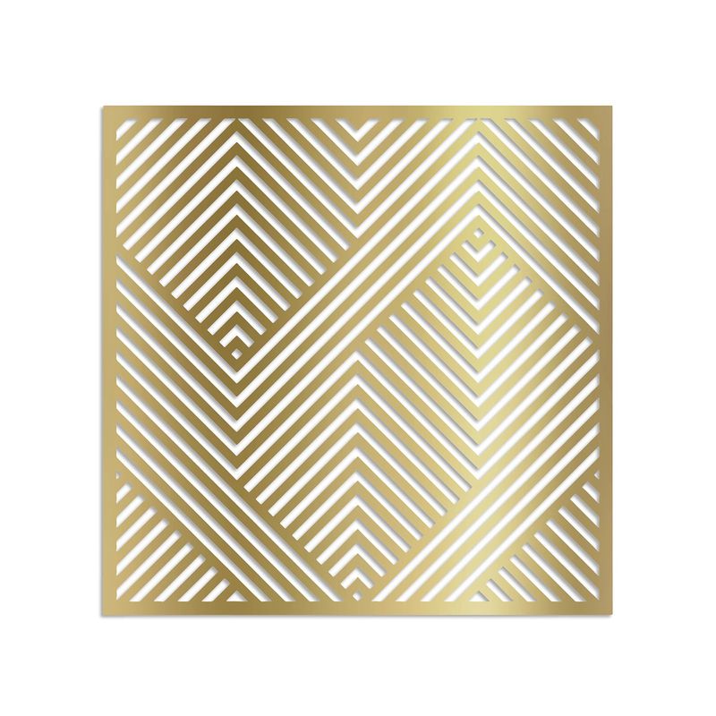 DE CASA - Calado Cuadrado 4 - MDF - Dorado.