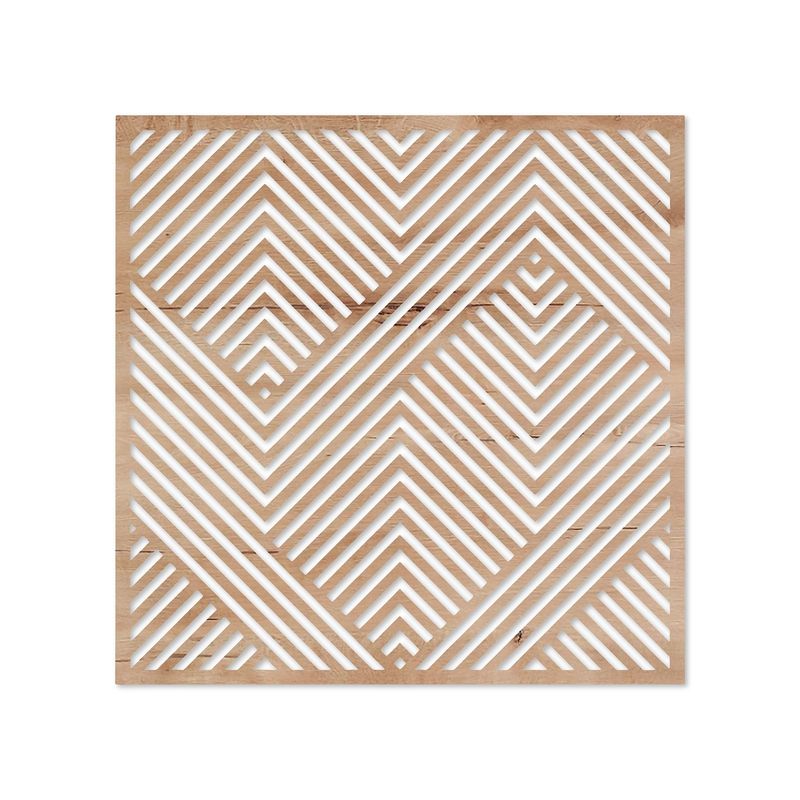 DE CASA - Calado Cuadrado 4 - MDF - Madera.
