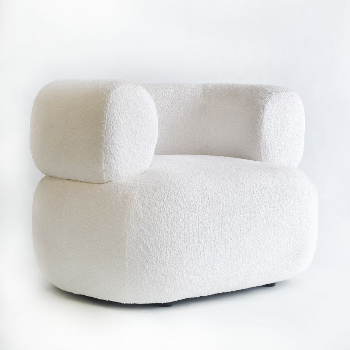 ENMADERA - Poltrona Auxiliar Alaska Color Blanco