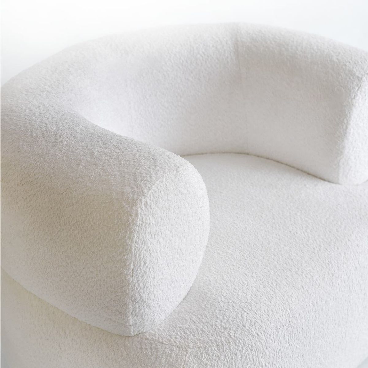 ENMADERA - Poltrona Auxiliar Alaska Color Blanco