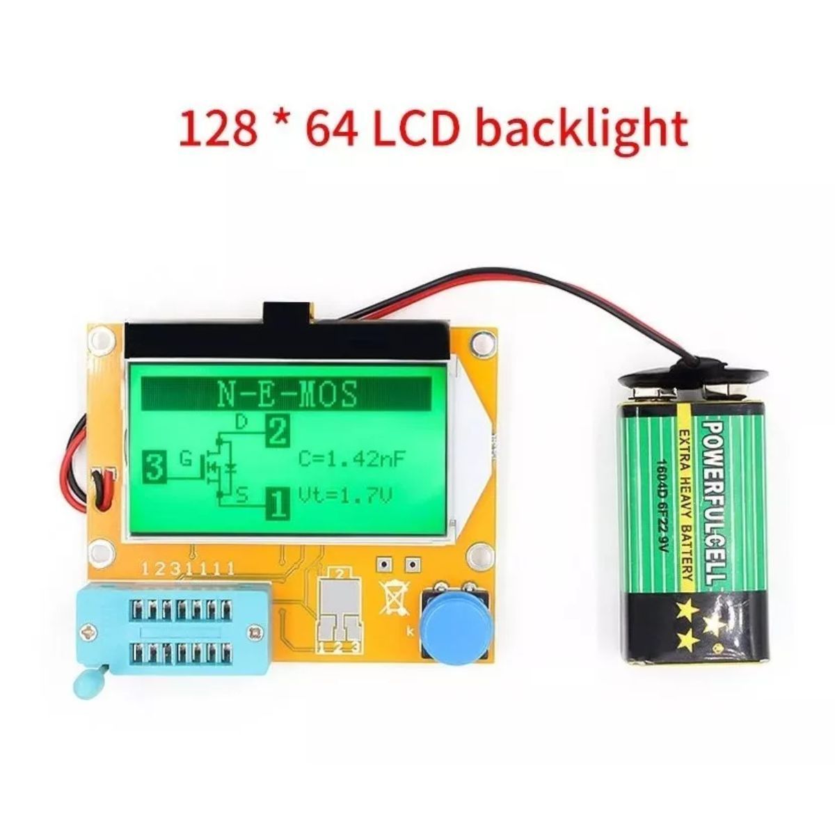 GENERICO - Medidor Digital de Transistores Capacitores Inductores Lcr-t4