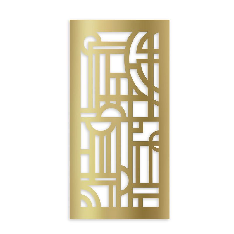DE CASA - Calado Vertical 2 - MDF - Dorado.
